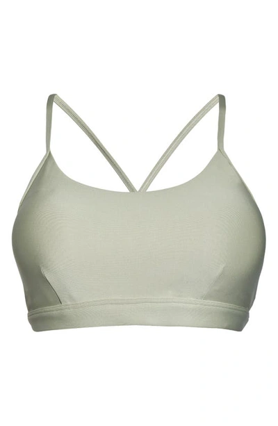 Shop Alo Yoga Airlift Intrigue Bra In Limestone