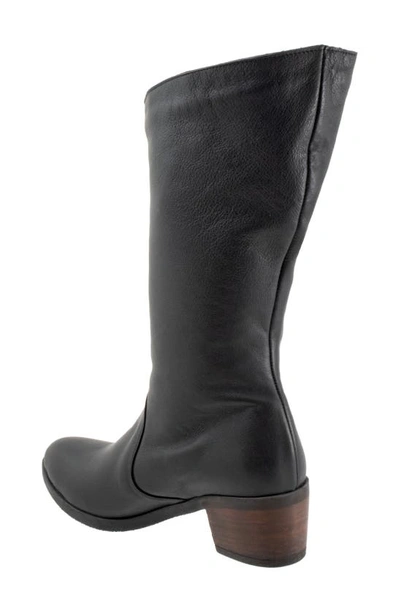 Shop Bueno Camille Asymmetric Boot In Black
