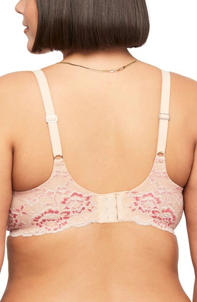 Shop Montelle Intimates Montelle Intimate Muse Full Cup Lace Bra In Rose Dust/ Raspberry