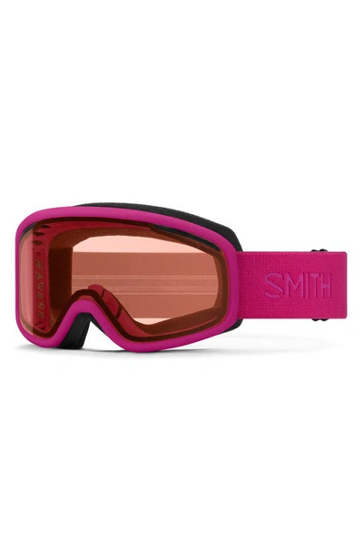 Shop Smith Vogue 154mm Snow Goggles In Fuchsia / Rc36
