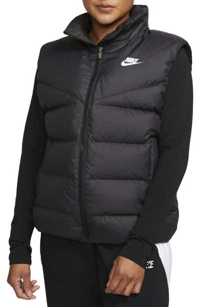 Nike Sportswear Therma-fit Windrunner 550-fill Power Down Vest In Black |  ModeSens