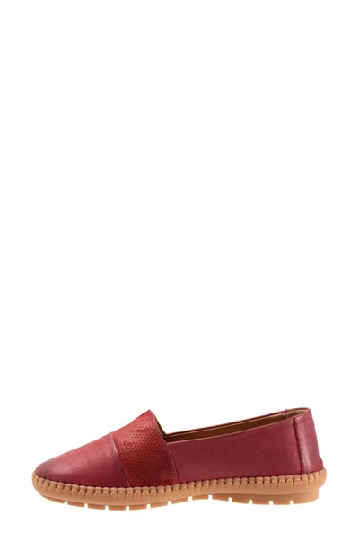 Shop Trotters Ruby Perforated Loafer In Red