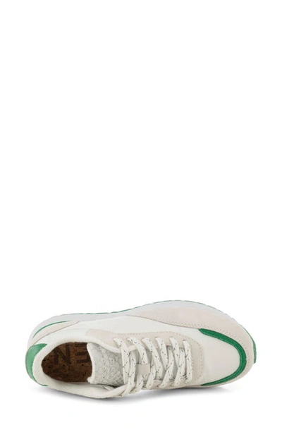 Shop Woden Nellie Soft Sneaker In White/ Basil