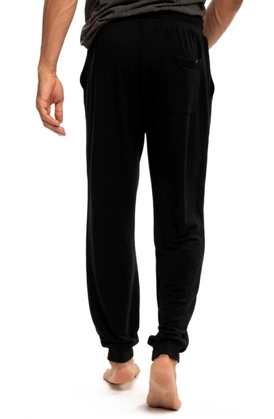 Shop Threads 4 Thought Pierce Patch Pocket French Terry Joggers In Black