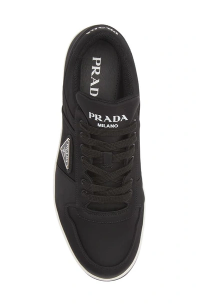 Shop Prada Re-nylon Low Top Sneaker In Nero