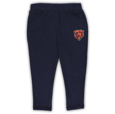 Shop Outerstuff Toddler Orange/navy Chicago Bears Forever Love T-shirt & Leggings Set