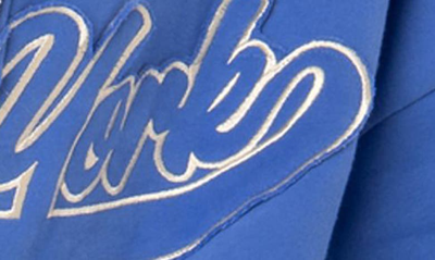 Edikted New York Oversize Front-zip Hoodie In Blue