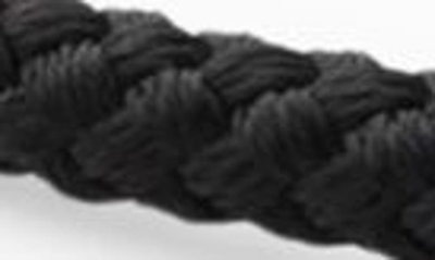 Shop Miansai Nexus Rope Bracelet In Solid Black