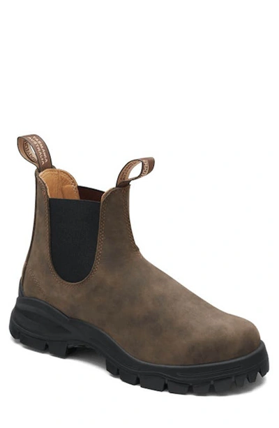 Shop Blundstone Footwear Chelsea Boot In Rustic Brown