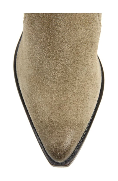 Shop Isabel Marant Denvee Tall Western Boot In Taupe