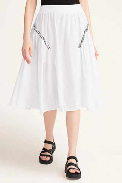 Shop Merlette Arc Skirt In White