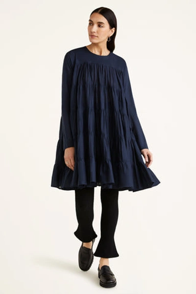 Merlette Soliman Dress In Navy In Navy