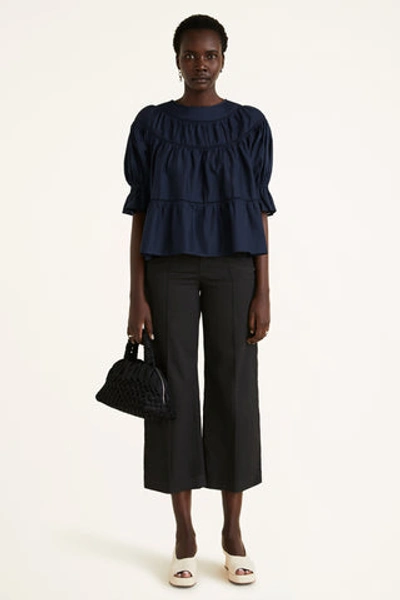 Shop Merlette Sol Top In Navy