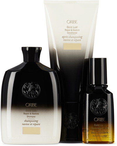 Shop Oribe Gold Lust Collection Set In Na