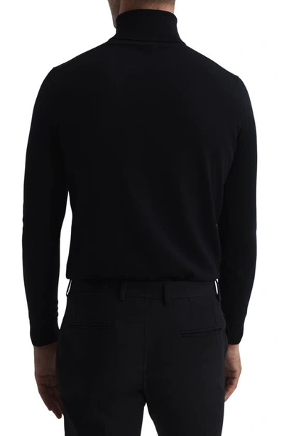 Reiss Caine Wool Turtleneck Sweater In Black