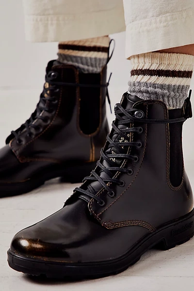 Blundstone Lace Up Gore Boots In Gold Brush | ModeSens
