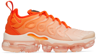 Nike Women's Air Vapormax Plus Running Sneakers From Finish Line In Orange /red/white | ModeSens