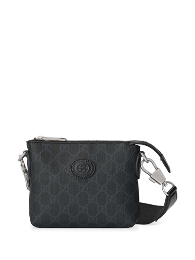 Gucci Gg Supreme Messenger Bag In Black | ModeSens