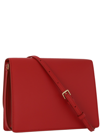 Shop Dolce & Gabbana Logo Crossbody Bag In Red