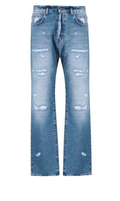 Shop Fourtwofour On Fairfax Jeans In Blue