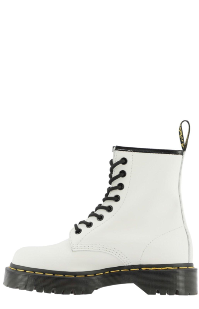 Shop Dr. Martens' 1460 Bex Lace-up Boots In White