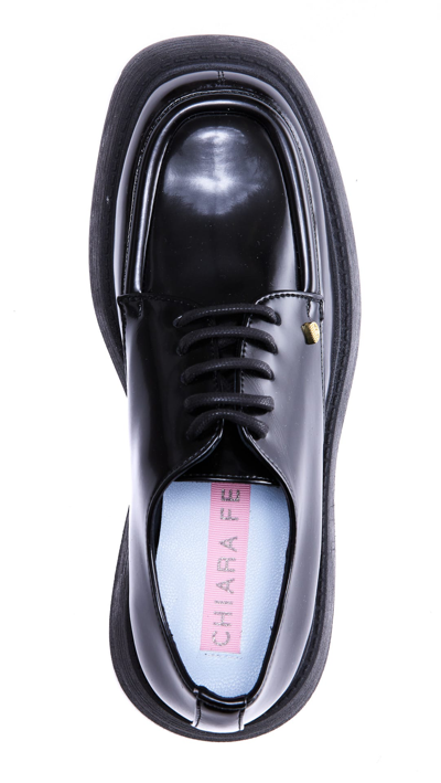 Shop Chiara Ferragni Lace Up Shoes In Black
