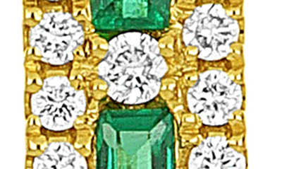 Bony Levy El Mar Emerald & Diamond Pendant Necklace In 18k Yellow Gold