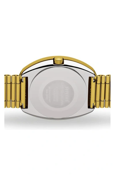 Shop Rado The Original Automatic Bracelet Watch, 35mm In Gold