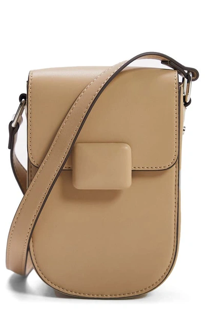 Topshop Canna North South Crossbody Bag In Brown | ModeSens