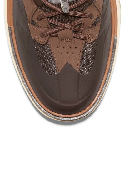 Shop Cole Haan 5.zerogrand Work Sneaker In Black Walnut/ Coffee