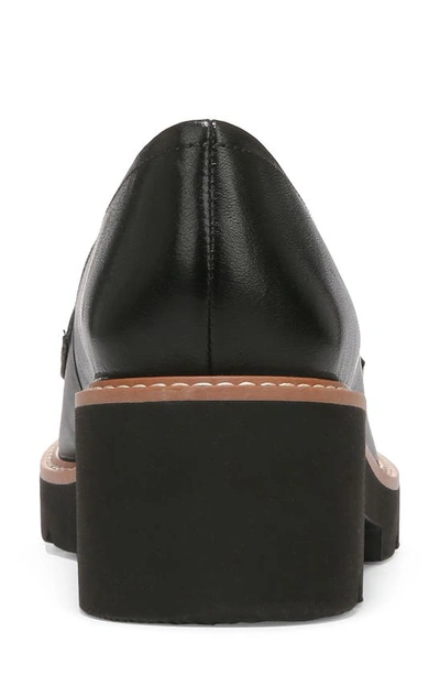 Naturalizer Desi Lug Sole Loafers In Black Leather