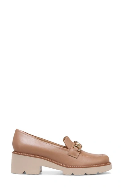 Shop Naturalizer Desi Lug Sole Loafer In Taupe Leather