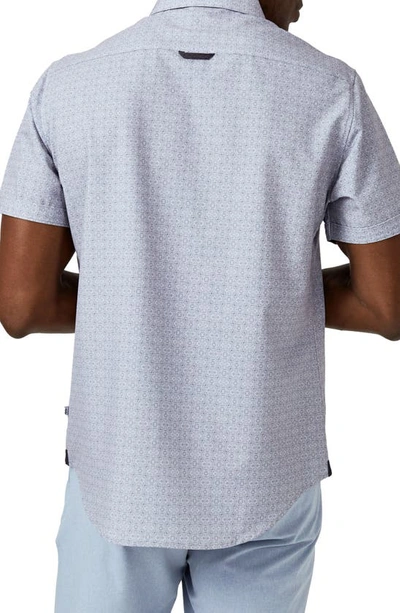 Shop 7 Diamonds Casablanca Short Sleeve Performance Button-up Shirt In Grey