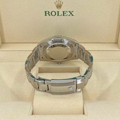 Pre-owned Rolex Datejust 41, Blue Dial, Oyster, Ref 126334-0001, Unworn Complete 2023
