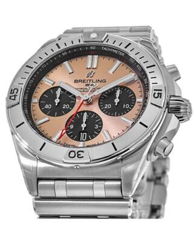 Pre-owned Breitling Chronomat B01 42 Copper Chronograph Men's Watch Ab0134101k1a1