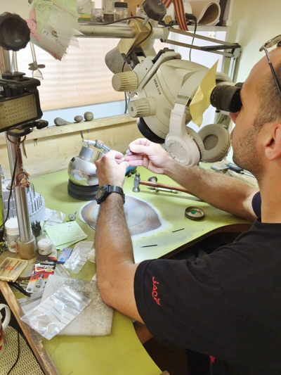 Pre-owned Kgmdiamonds Diamond 0.03 Ct Carrie Name Pendant Necklace Rose Gold Personalize Customize In White/colorless