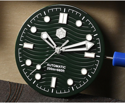 Pre-owned San Martin Men Luxury Watch Diver Luminous Automatic Mechanical Wristwatch 20atm