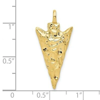 Pre-owned Samajewelers Real 10kt Yellow Gold Arrow Head Charm