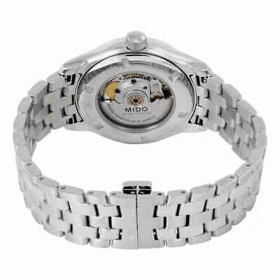 Pre-owned Mido Belluna Automatic Silver Dail Men's Watch M0014311103692