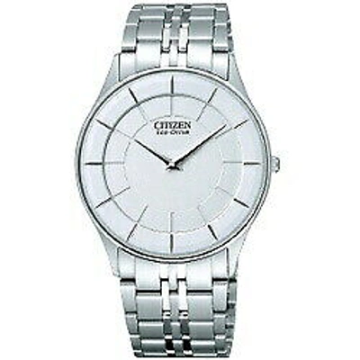Pre-owned Citizen Collection Eco-drive Ar3010-65a White Men's Watch In Box