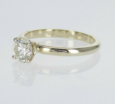 Pre-owned Kgm Diamonds Diamond Engagement Ring Gia Natural Solitaire Tcw 0.50 14k White Gold Wedding In White/colorless