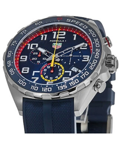 Pre-owned Tag Heuer Formula 1 Quartz Chronograph X Red Men's Watch Caz101al.ft8052