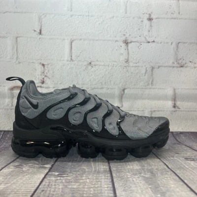 Pre-owned Nike Air Vapormax Plus Cool Grey Black Shoes Ck0900-001 Men's Size 7 In Gray