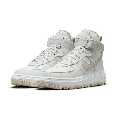 Pre-owned Nike Air Force 1 High Boot Light Bone Summit White Da0418-100 Af1 Shoes