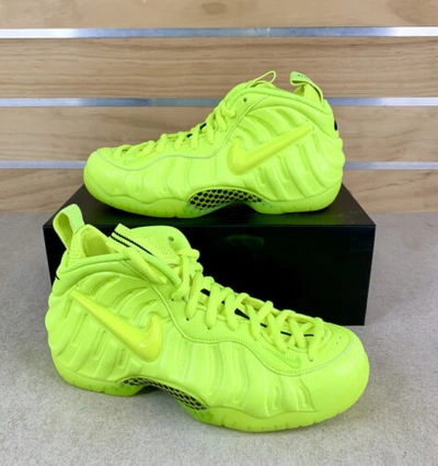 Pre-owned Nike Air Foamposite Pro Green Volt 2021 Shoes 624041-700 Size Mens Size 10