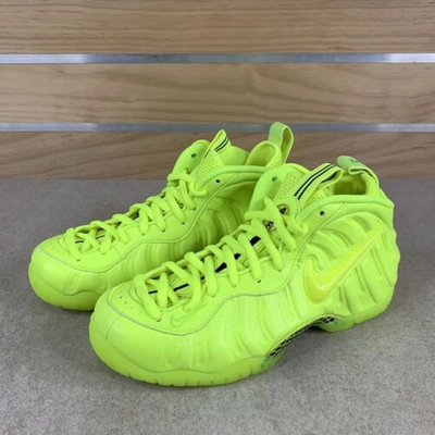 Pre-owned Nike Air Foamposite Pro Green Volt 2021 Shoes 624041-700 Size Mens Size 10