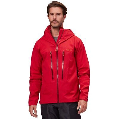 Pre-owned Rab Khroma Kinetic Jacket - Men's In Ascent Red