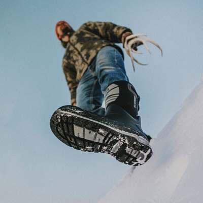 Pre-owned Lacrosse Aero Insulator 14" Black Polyurethane Outdoor Boots 664550 - All Sizes