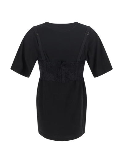 Shop Dolce & Gabbana Bralette T-shirt In Black