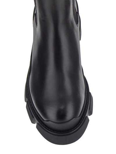 Shop Givenchy Chelsea Ankle Boots In Leather In Black